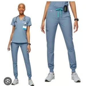 Figs Cool Blue Scrub Set